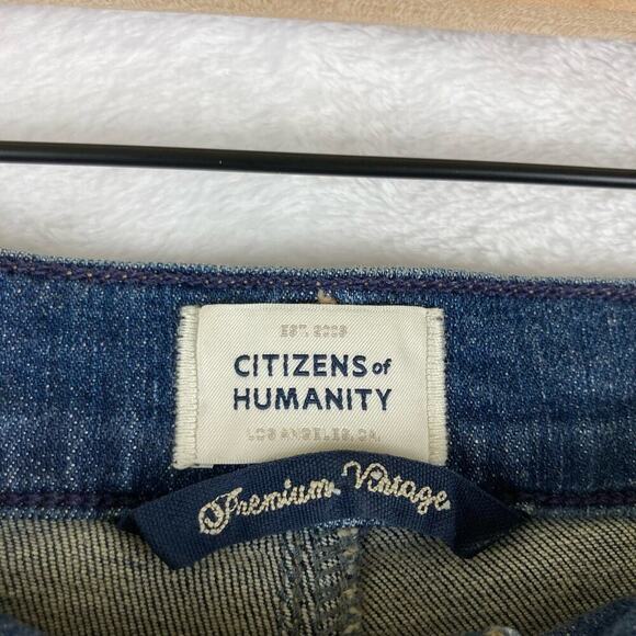 Citizens Of Humanity Jolene High Rise Vintage Slim Jeans Women's 31 Undercurrent - Picture 9 of 15